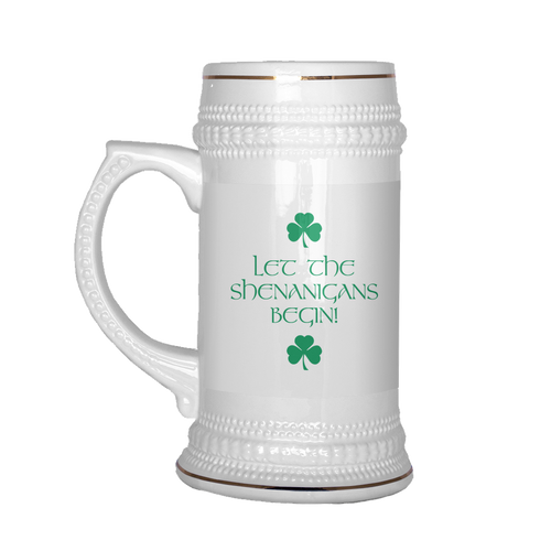 Fun St. Patrick's Day Beer Stein