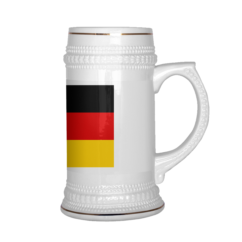 German Flag Beer Stein Ceramic Beer Stein