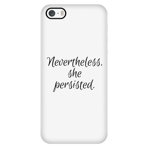 Nevertheless She Persisted iPhone 5/5s case