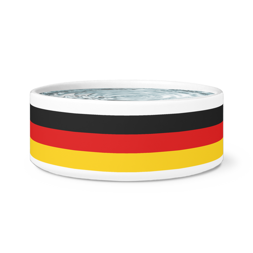 German Flag Dog Bowl German Shepherd Dog Bowl