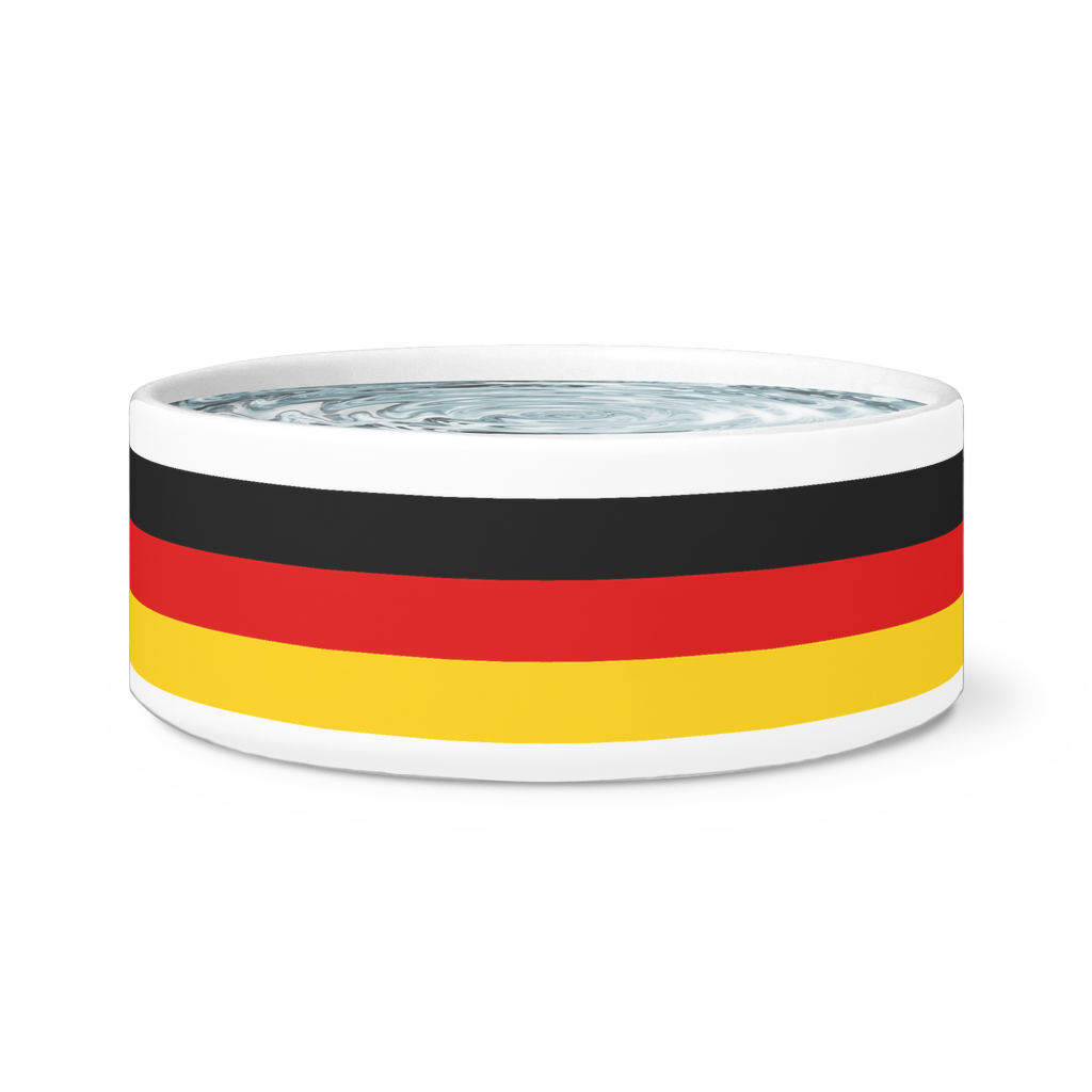 German Flag Dog Bowl German Shepherd Dog Bowl