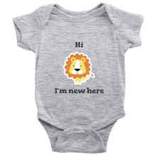 Hi I'm New Here Boys Newborn and Infant Bodysuit One Piece