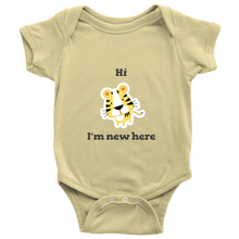Hi I'm New Here Newborn Boy Bodysuit Infant One Piece