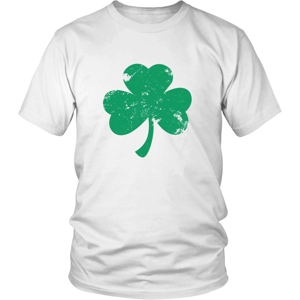 Shamrock St. Patrick's Day Shirt Distressed Shamrock T-Shirt
