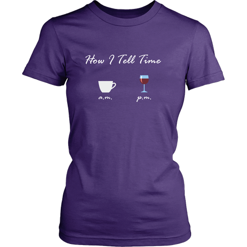 Funny Coffee Time and Wine Time T-shirt