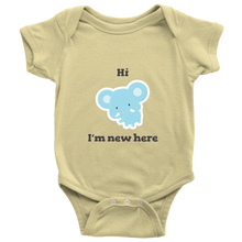 Hi I'm New Here Newborn Bodysuit Infant One Piece