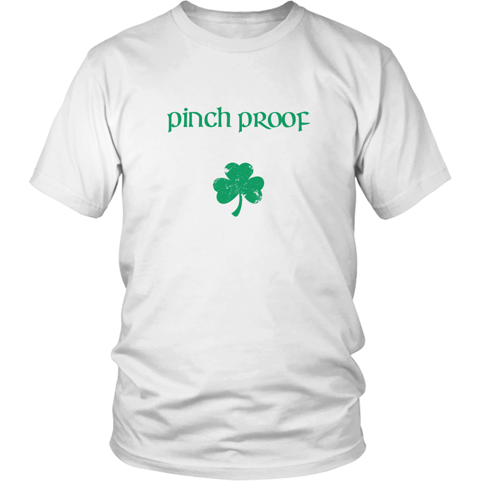 St. Patrick's Day shirt Pinch Proof Distressed Shamrock T-Shirt