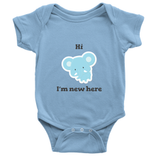 Hi I'm New Here Newborn Bodysuit Infant One Piece