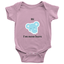 Hi I'm New Here Newborn Bodysuit Infant One Piece