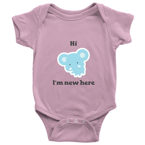 Hi I'm New Here Newborn Bodysuit Infant One Piece