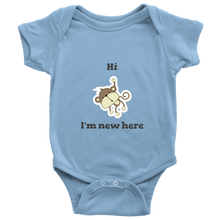 Hi I'm New Here Newborn Boy Bodysuit Infant One Piece