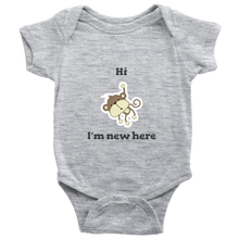 Hi I'm New Here Newborn Girl Bodysuit Infant One Piece